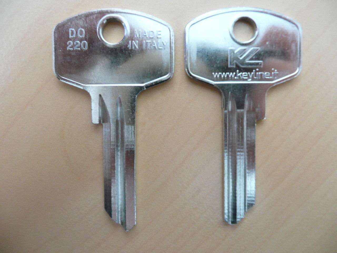 100x Schlüssel Rohlinge Rohling DO220 1658 DM5RN DOM-21D DM119 DOM Profil 333 RN
