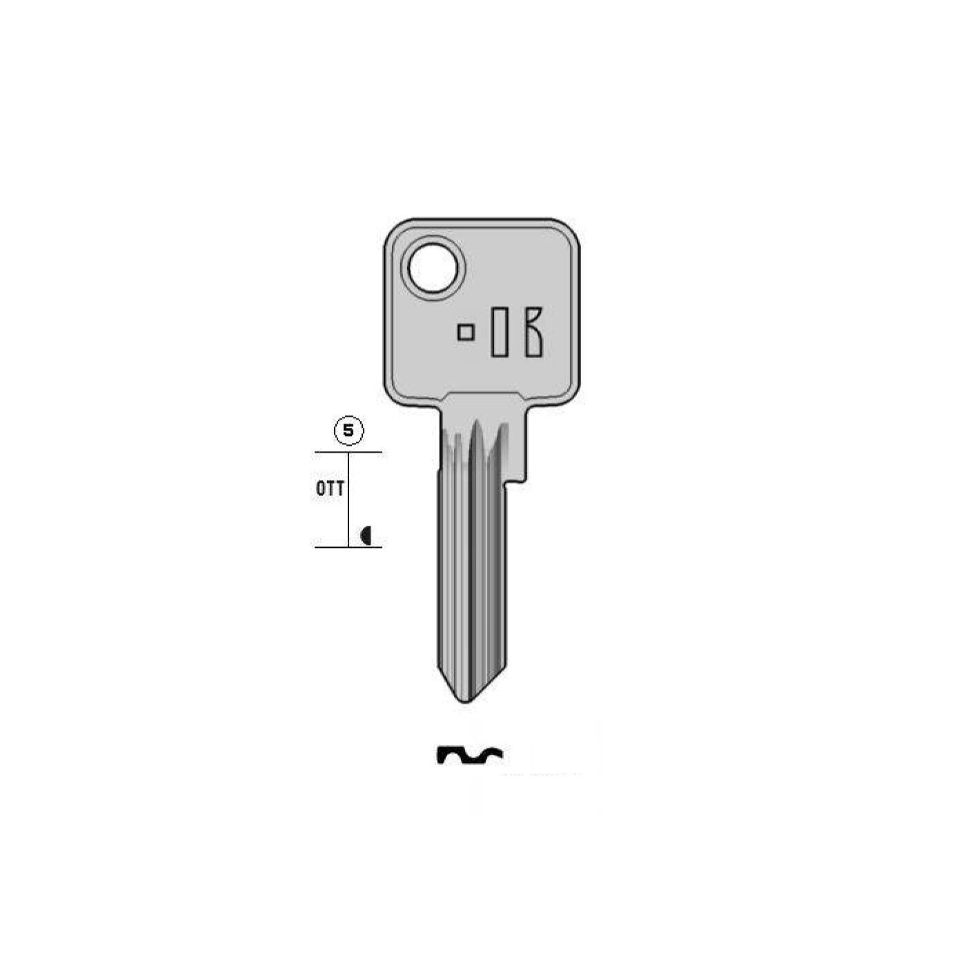 10 x Schlüsselrohlinge CA85 1883 CS85 CISA ABUS