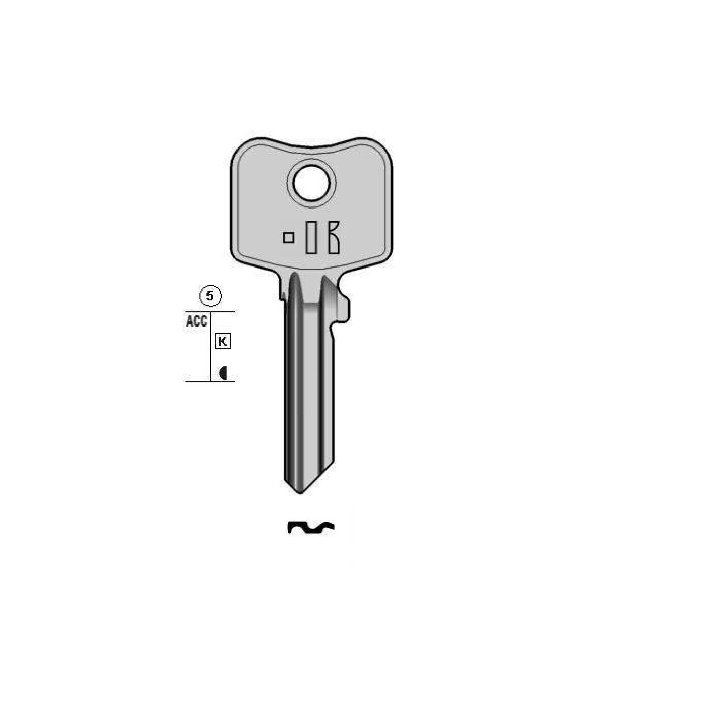 10 x Schlüsselrohlinge WI2 1884 WK55 WILKA