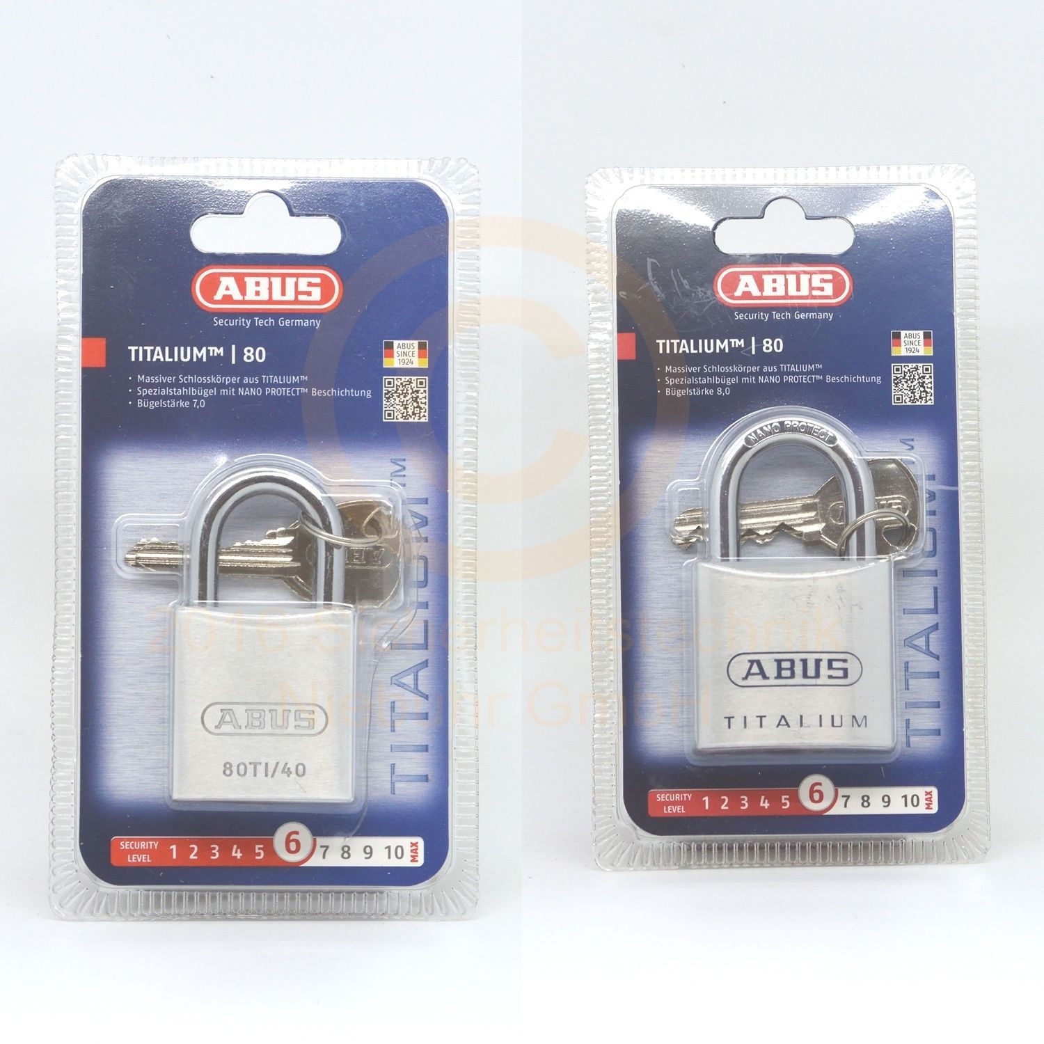 ABUS 82TI//70 TITALIUM-Hangschl Vorhangschloss