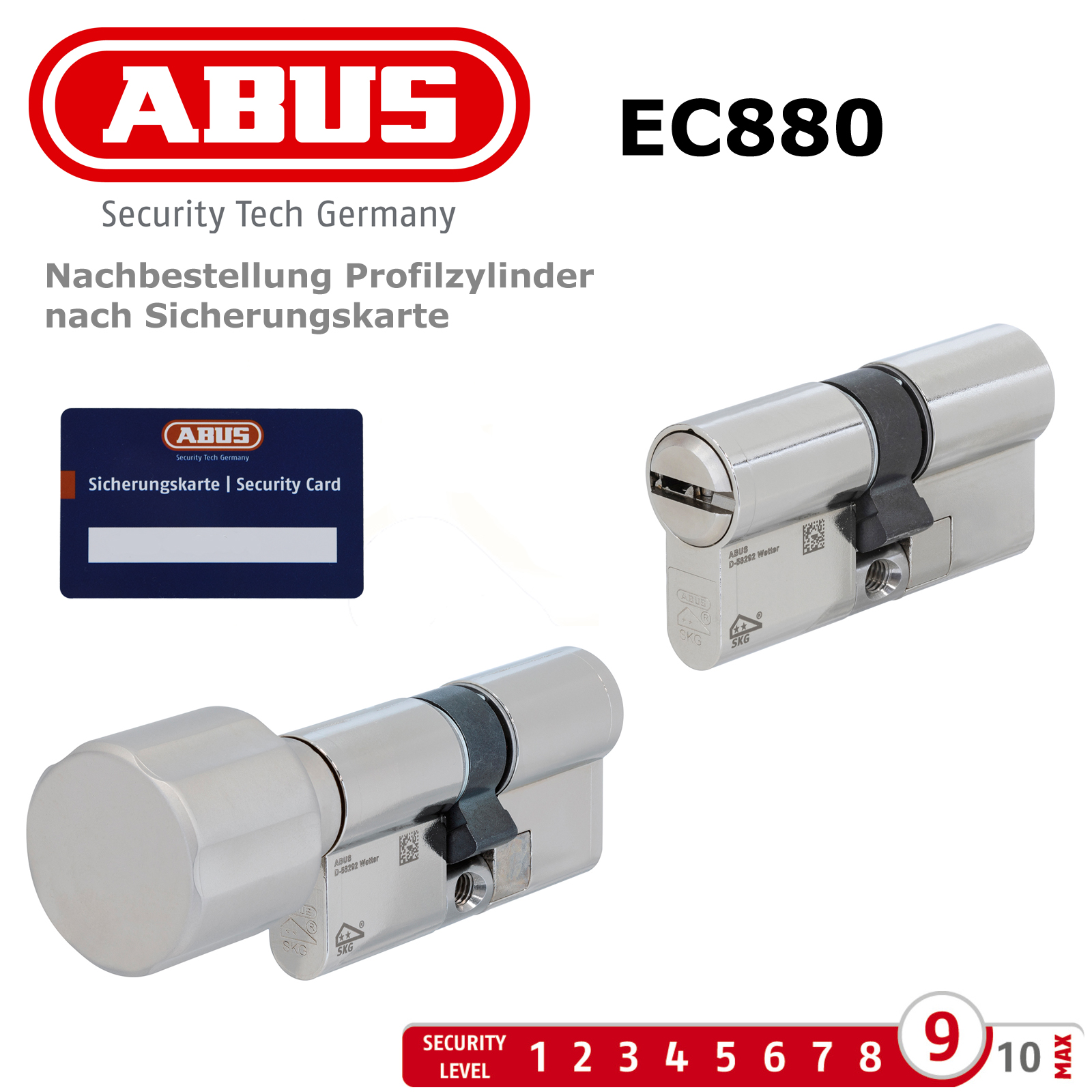 ABUS EC880 Zylinder Nachbestellung