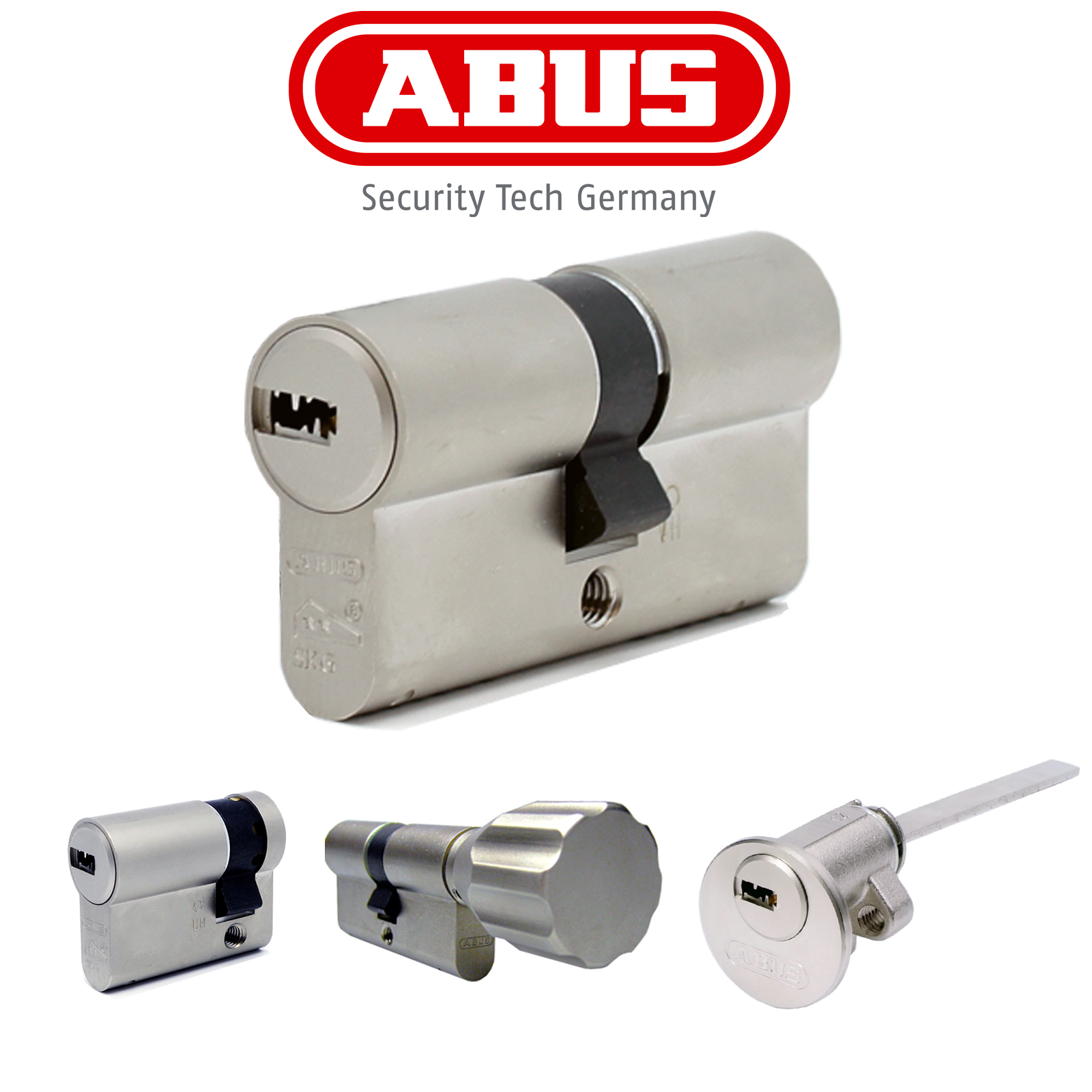 ABUS EC550 Profilzylinder gleichschließend 5 Schlüssel